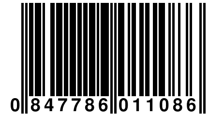 0 847786 011086