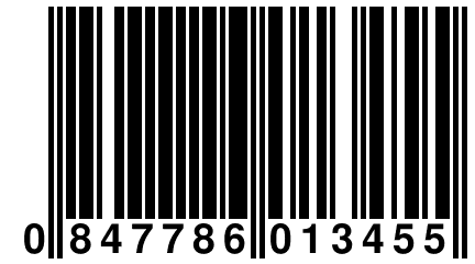 0 847786 013455