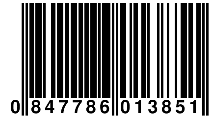0 847786 013851