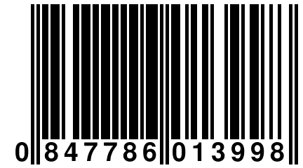 0 847786 013998