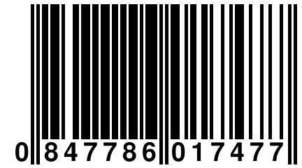 0 847786 017477