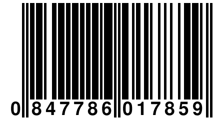 0 847786 017859
