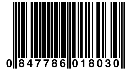 0 847786 018030