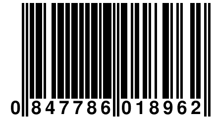 0 847786 018962