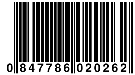 0 847786 020262
