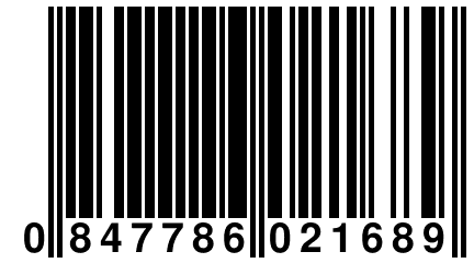0 847786 021689