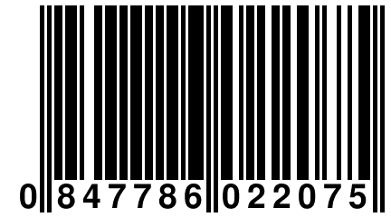 0 847786 022075