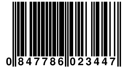 0 847786 023447