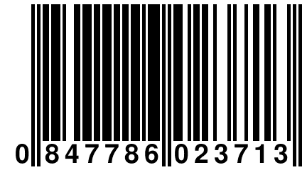 0 847786 023713
