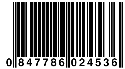 0 847786 024536