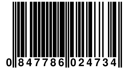 0 847786 024734