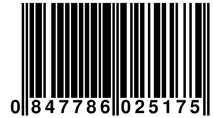 0 847786 025175