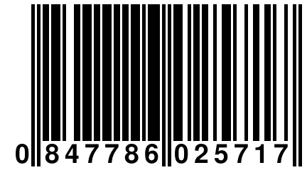 0 847786 025717