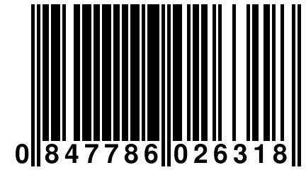 0 847786 026318