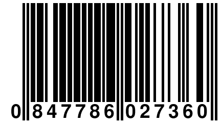 0 847786 027360