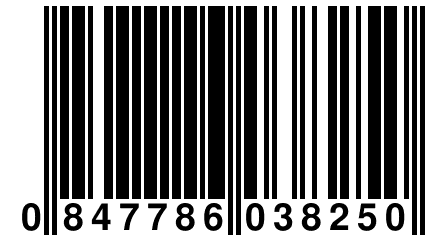 0 847786 038250
