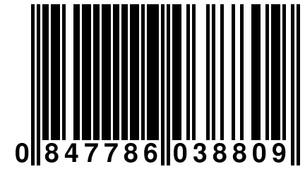 0 847786 038809