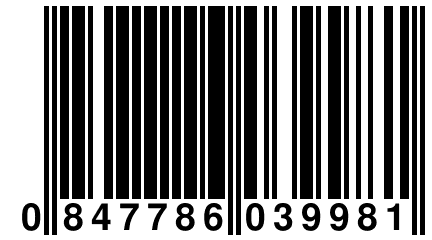 0 847786 039981