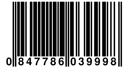 0 847786 039998