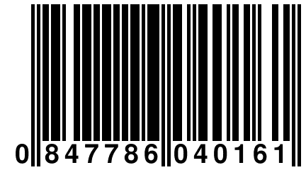 0 847786 040161