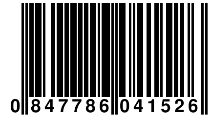 0 847786 041526