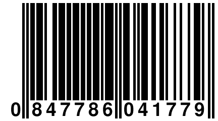 0 847786 041779