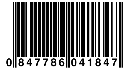0 847786 041847