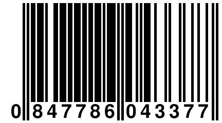 0 847786 043377
