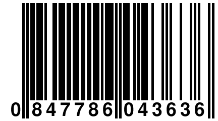 0 847786 043636