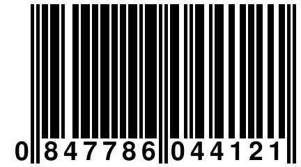 0 847786 044121