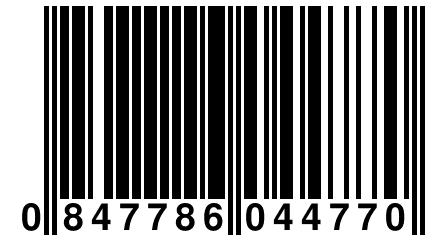0 847786 044770