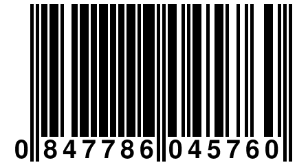 0 847786 045760
