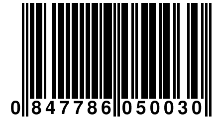 0 847786 050030