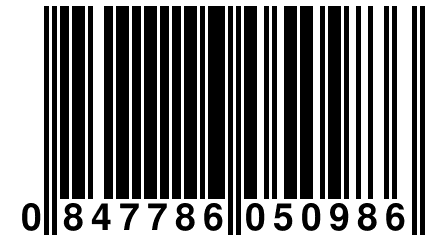 0 847786 050986