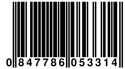 0 847786 053314