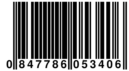 0 847786 053406