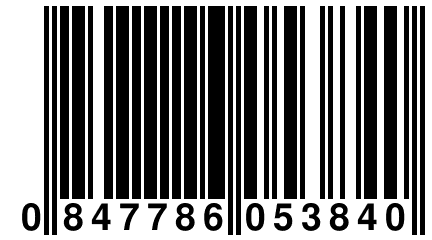 0 847786 053840