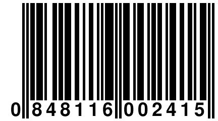 0 848116 002415