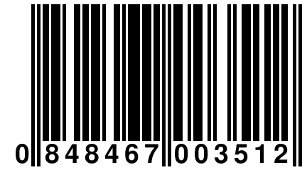 0 848467 003512