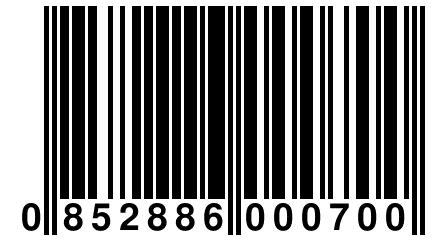 0 852886 000700