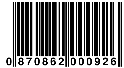 0 870862 000926