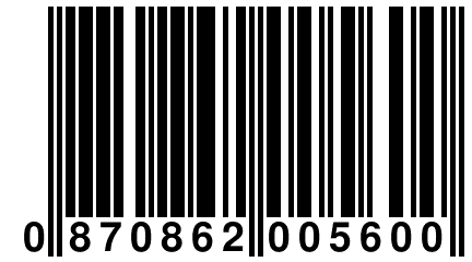 0 870862 005600
