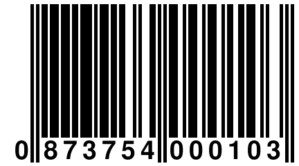 0 873754 000103