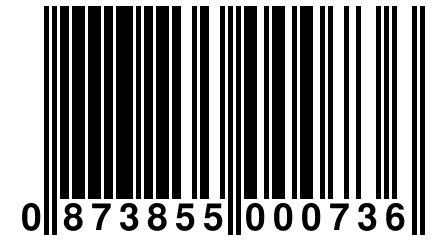 0 873855 000736