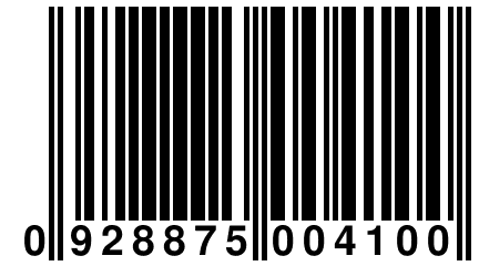 0 928875 004100