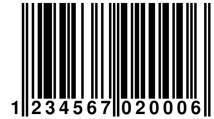 1 234567 020006