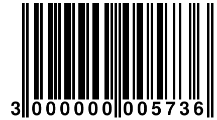 3 000000 005736