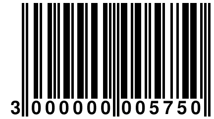 3 000000 005750