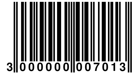 3 000000 007013