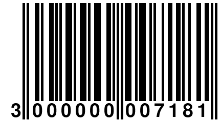 3 000000 007181